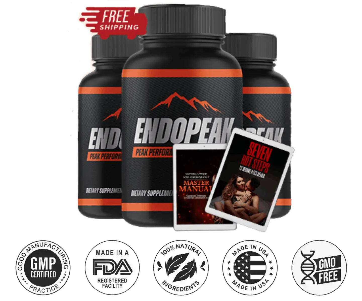 EndoPeak 3 bottle bundle with free shipping
